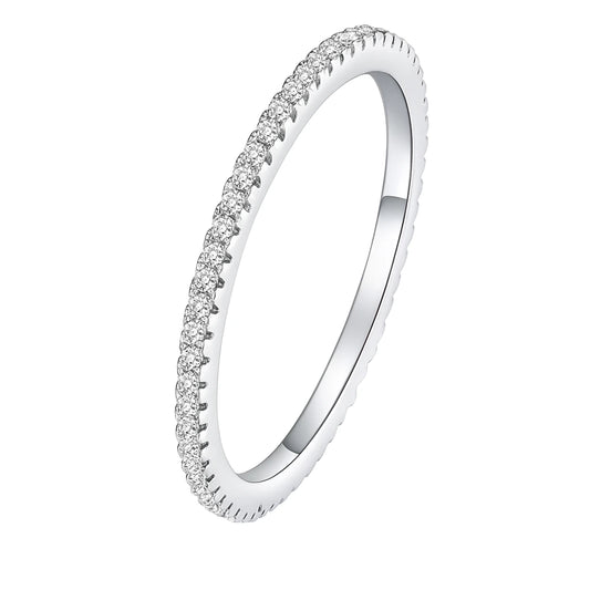 Anel de Prata Ártemis Cravejado