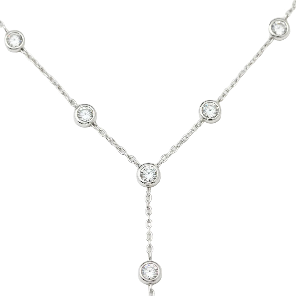 Colar de Prata Selene em Y