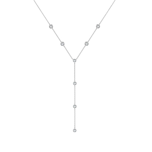 Colar de Prata Selene em Y